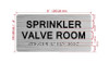 The Sprinkler Valve Room Hpd Sign