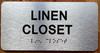 Linen Closet Sign