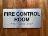 The Fire Control Room Compliance Sign