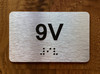 Apartment Number 9U Compliance Sign