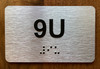Apartment Number 9U Compliance Sign