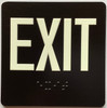 Exit Level Sign Elevator Jamb Plate Sign