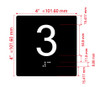 Elevator 3 Sign Elevator Jamb Plate Hpd Sign