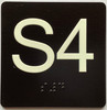S4 Sign with Raised Letters Compliance Sign
