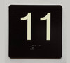 11 Sign with Raised Letters Ada Sign