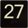 27 Sign with Raised Letters Sign