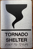 Tornado Shelter Sign