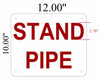 STANDPIPE SIGNS