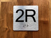 2R Elevator Jamb Plate Compliance Sign