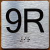 9R Elevator Jamb Plate Sign