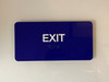 Exit With Sign with Raised Letters Compliance Sign