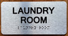 Laundry Room With Sign with Raised Letters Sign