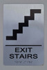 SIGNS EXIT STAIRS ADA SIGN The Sensation