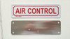 AIR CONTROL Sign ( ALUMINIUM 2X7 )