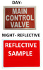 MAIN CONTROL VALVE SIGN