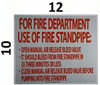 STANDPIPE SIGNS