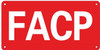 F.A.C.P. SIGN- RED ALUMINUM (ALUMINUM SIGNS