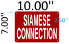 SIAMESE CONNECTION SIGN   Signs,