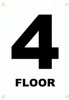 FLOOR NUMBER SIGNS