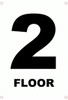 FLOOR NUMBER SIGNS