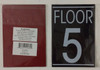 FLOOR NUMBER SIGNS