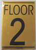 FLOOR NUMBER SIGNS