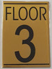 FLOOR NUMBER SIGNS