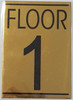 SIGNS FLOOR NUMBER ONE (1) SIGN -