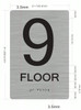 HOTEL DIRECTIONAL SIGN 9TH FLOOR