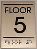 FLOOR NUMBER SIGNS