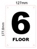 FLOOR NUMBER SIGNS