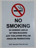 NO SMOKING SIGNS