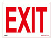 EXIT SIGN (Aluminum) WHITE (ALUMINUM SIGNS