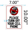 PLEASE TURN OFF YOUR CELL PHONE SIGN