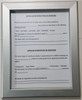 INSPECTION NOTICE FRAMES