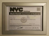 DOB Permit Frame -Heavy duty (PERMIT