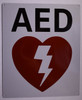 SIGNS AED SIGN- AUTOMATED EXTERNAL DEFIBRILLATOR SIGN