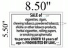 SIGNS SALE OF CIGARETTES AND