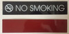 SIGNS NO SMOKING SIGN -