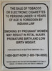 SIGNS SALE OF TOBACCO AND ELECTRONIC CIGARETTES