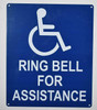 SIGNS Ring Bell for Assistance