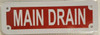 DRAIN SIGNS