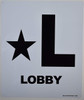 SIGNS Star Lobby Floor Sign