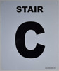 Stair C Sign