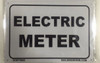 METER READING BUILDING SIGNS