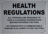 Health REGULATIONS Required to TAKE Cleansing