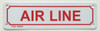 SIGNS AIR LINE SIGN (