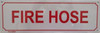 SIGNS FIRE HOSE SIGN (