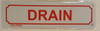 DRAIN SIGNS