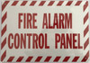 SIGNS FIRE Alarm Control Panel